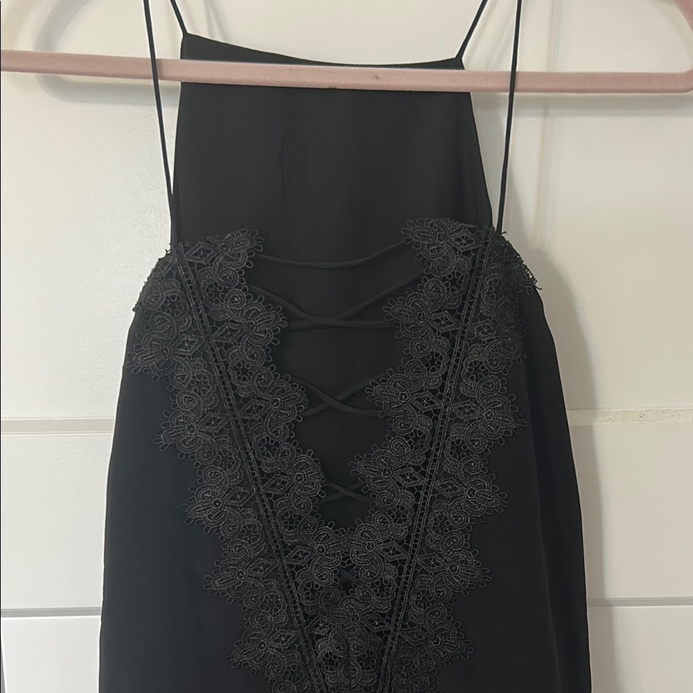 Chic Black Lace Women's Camisole